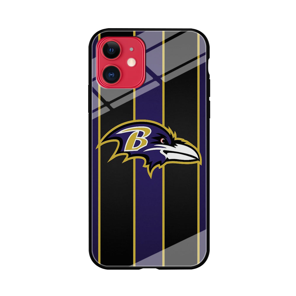 NFL Baltimore Ravens 001 iPhone 11 Case-Phone Case-Tempered Glass Case-Altracase