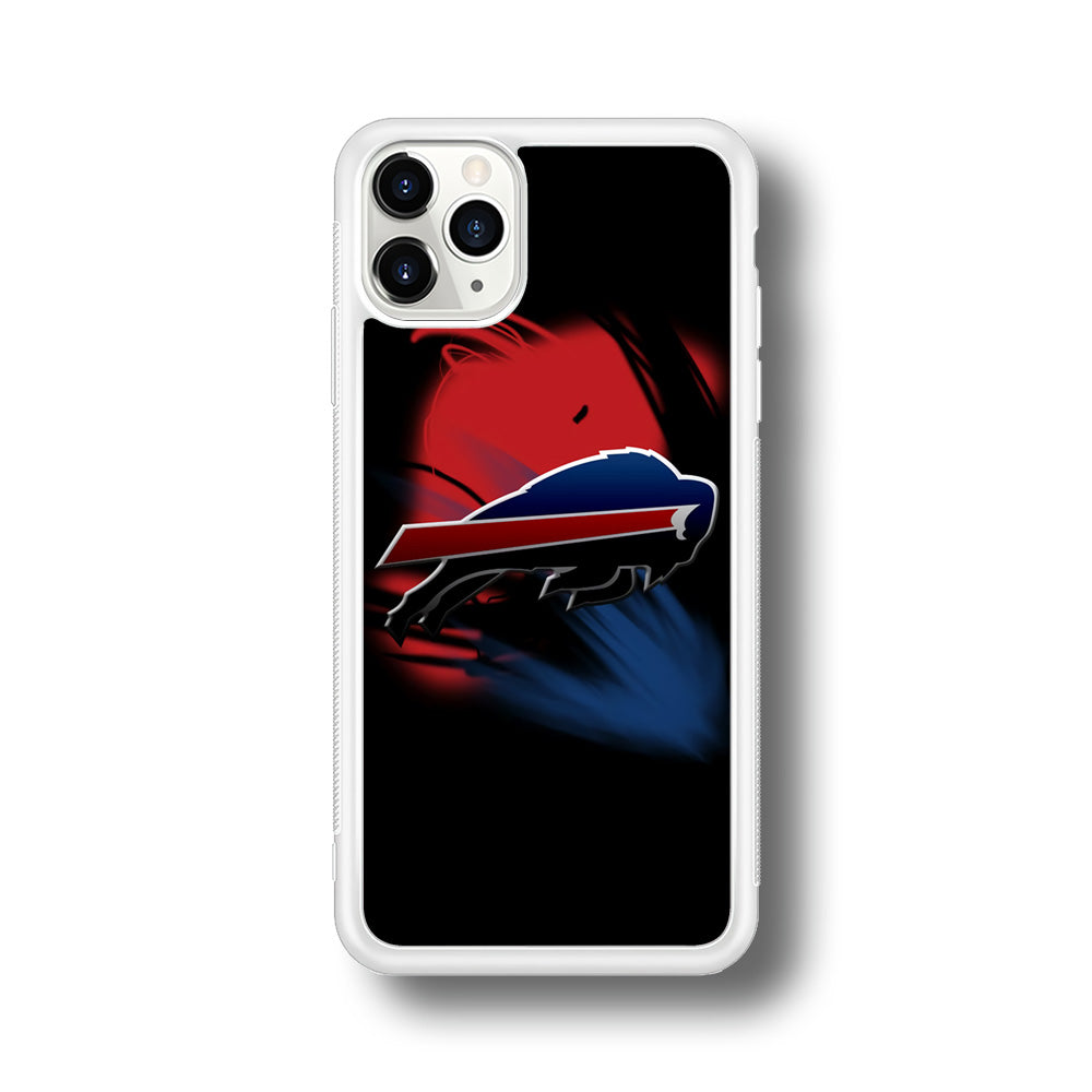NFL Buffalo Bills 001 iPhone 11 Pro Max Case-Phone Case-Rubber White (2D Case)-Altracase