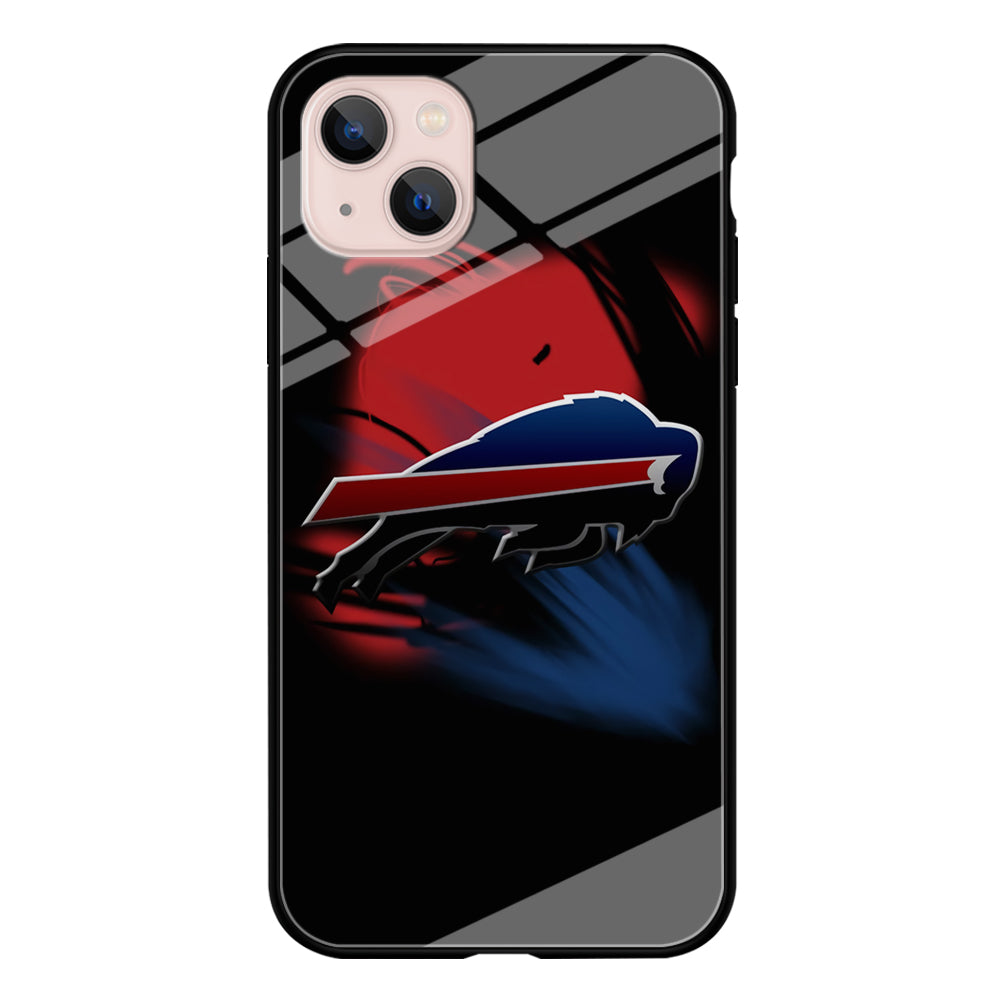 NFL Buffalo Bills 001 iPhone 13 Mini Case-Phone Case-Tempered Glass Case-Altracase