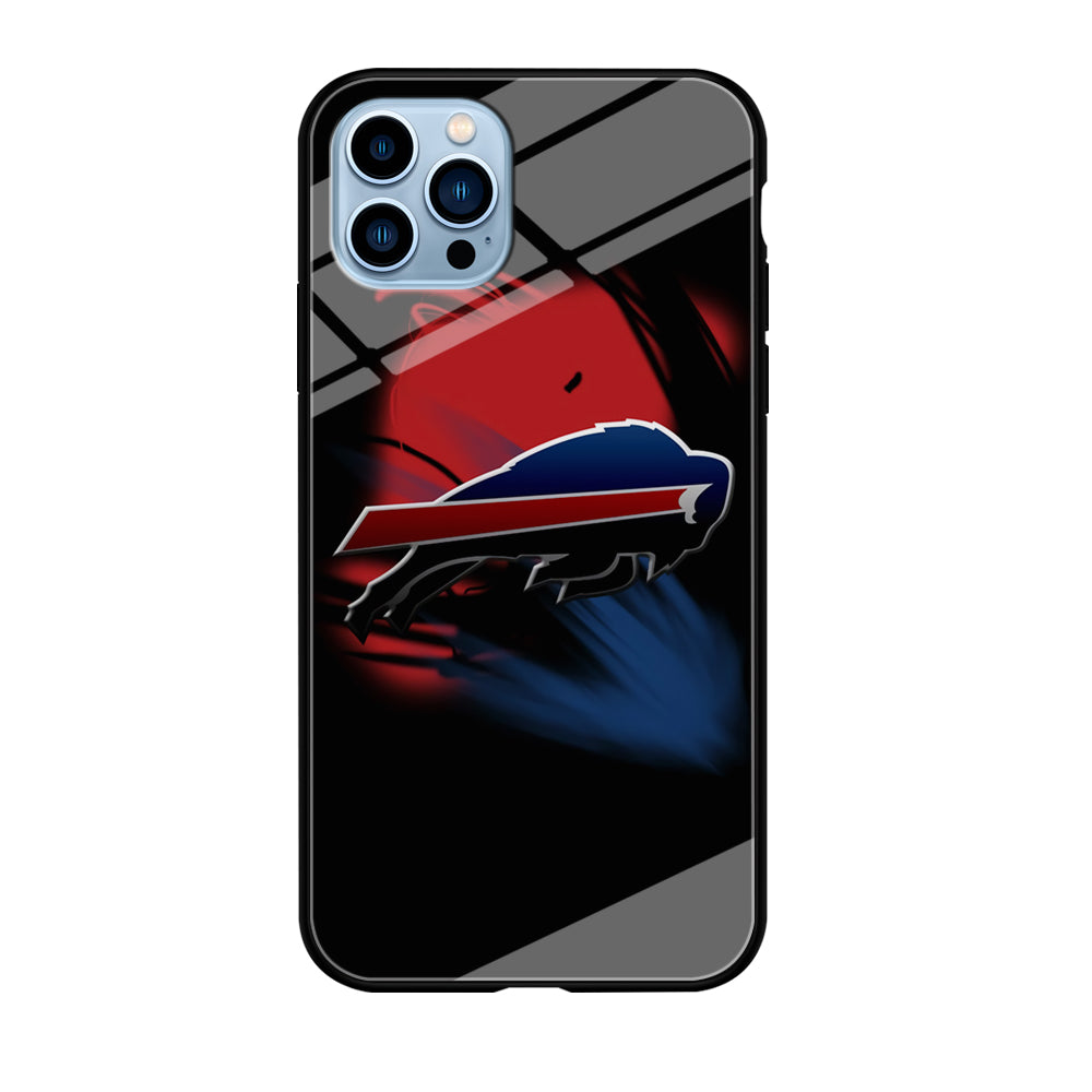 NFL Buffalo Bills 001 iPhone 12 Pro Max Case-Phone Case-Tempered Glass Case-Altracase