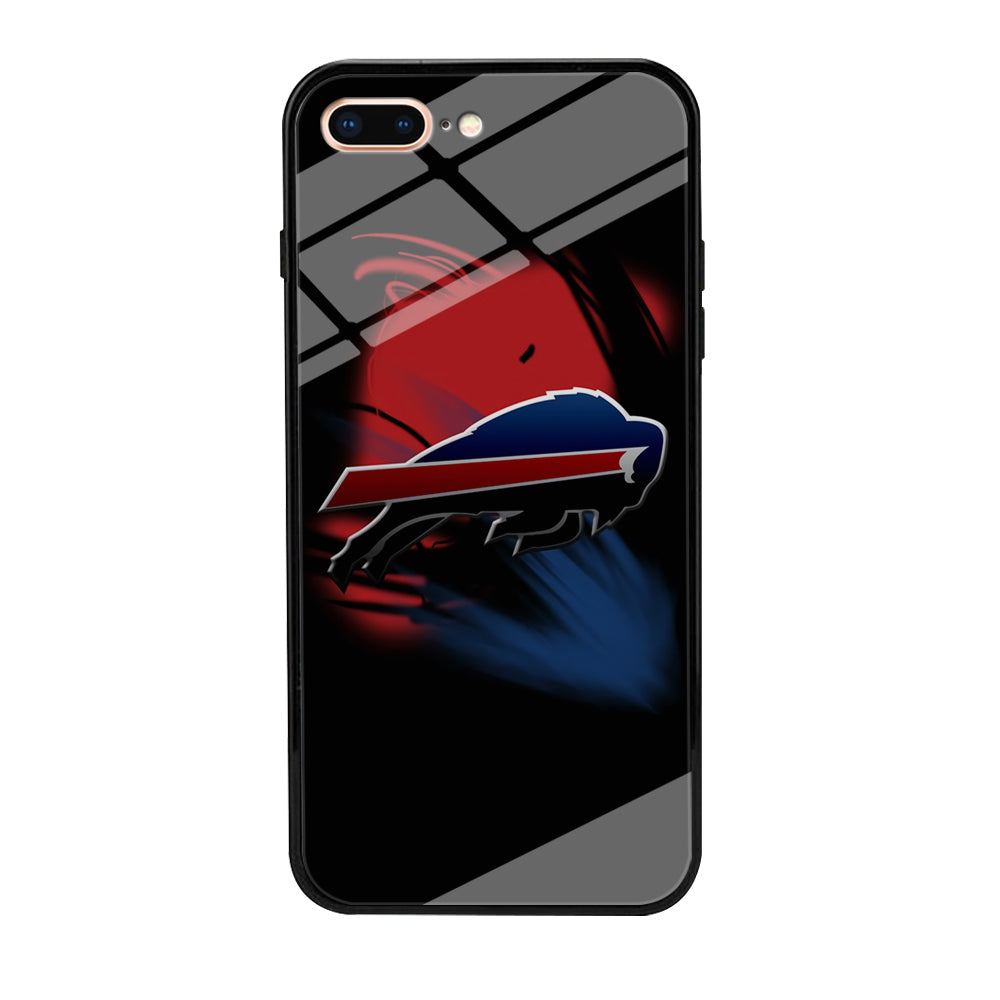 NFL Buffalo Bills 001 iPhone 8 Plus Case-Phone Case-Tempered Glass Case-Altracase