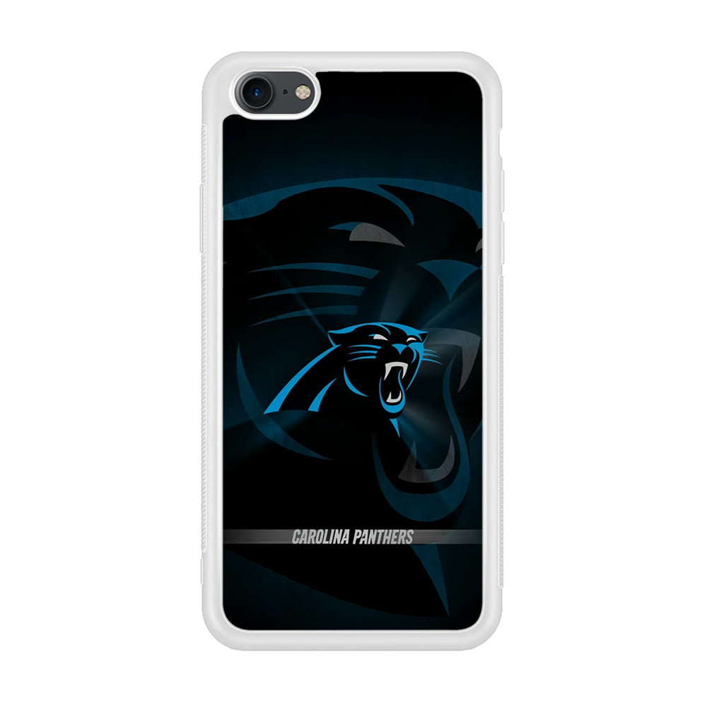 NFL Carolina Panthers 001 iPhone 7 Case-Phone Case-Rubber White (2D Case)-Altracase