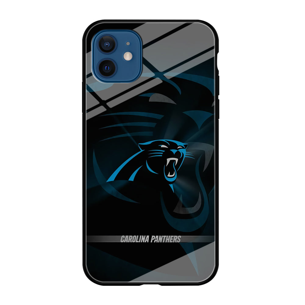 NFL Carolina Panthers 001 iPhone 12 Case-Phone Case-Tempered Glass Case-Altracase
