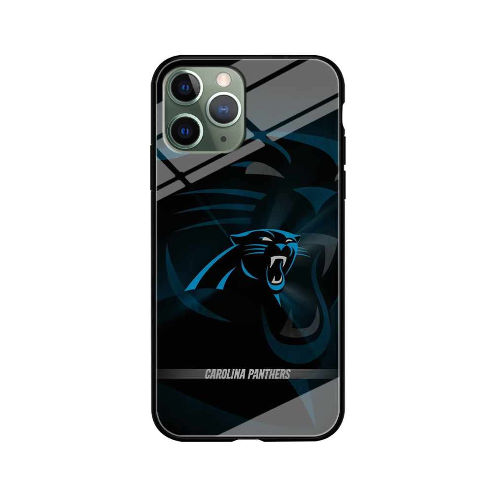 NFL Carolina Panthers 001 iPhone 11 Pro Max Case-Phone Case-Tempered Glass Case-Altracase