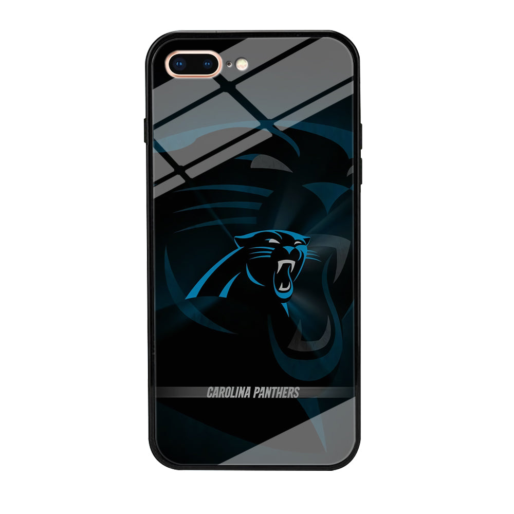 NFL Carolina Panthers 001 iPhone 8 Plus Case-Phone Case-Tempered Glass Case-Altracase