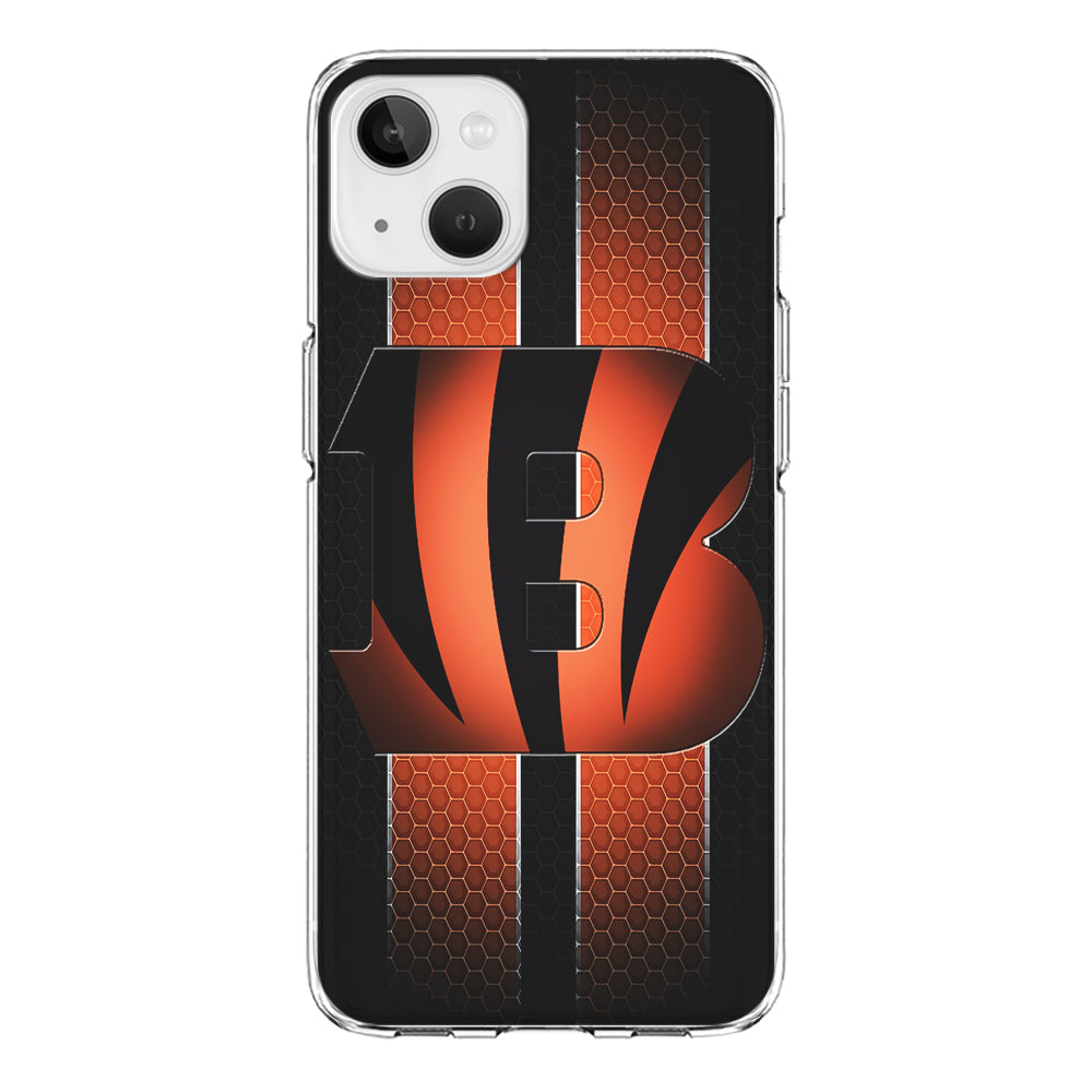 NFL Cincinnati Bengals 001 iPhone 15 Case-Phone Case-Clear Soft Case-Altracase