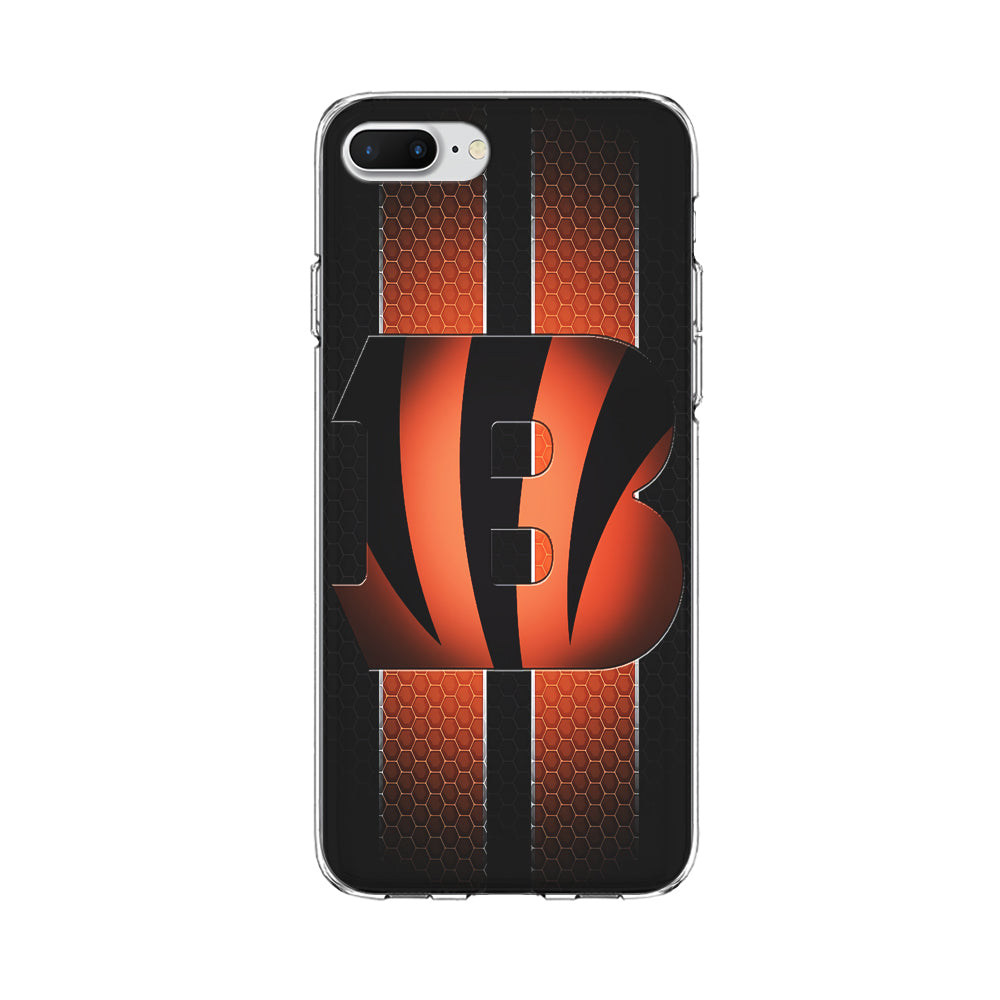 NFL Cincinnati Bengals 001 iPhone 8 Plus Case-Phone Case-Clear Soft Case-Altracase