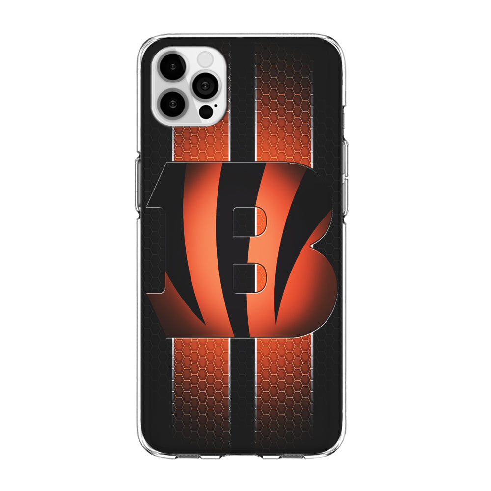 NFL Cincinnati Bengals 001 iPhone 13 Pro Max Case-Phone Case-Clear Soft Case-Altracase