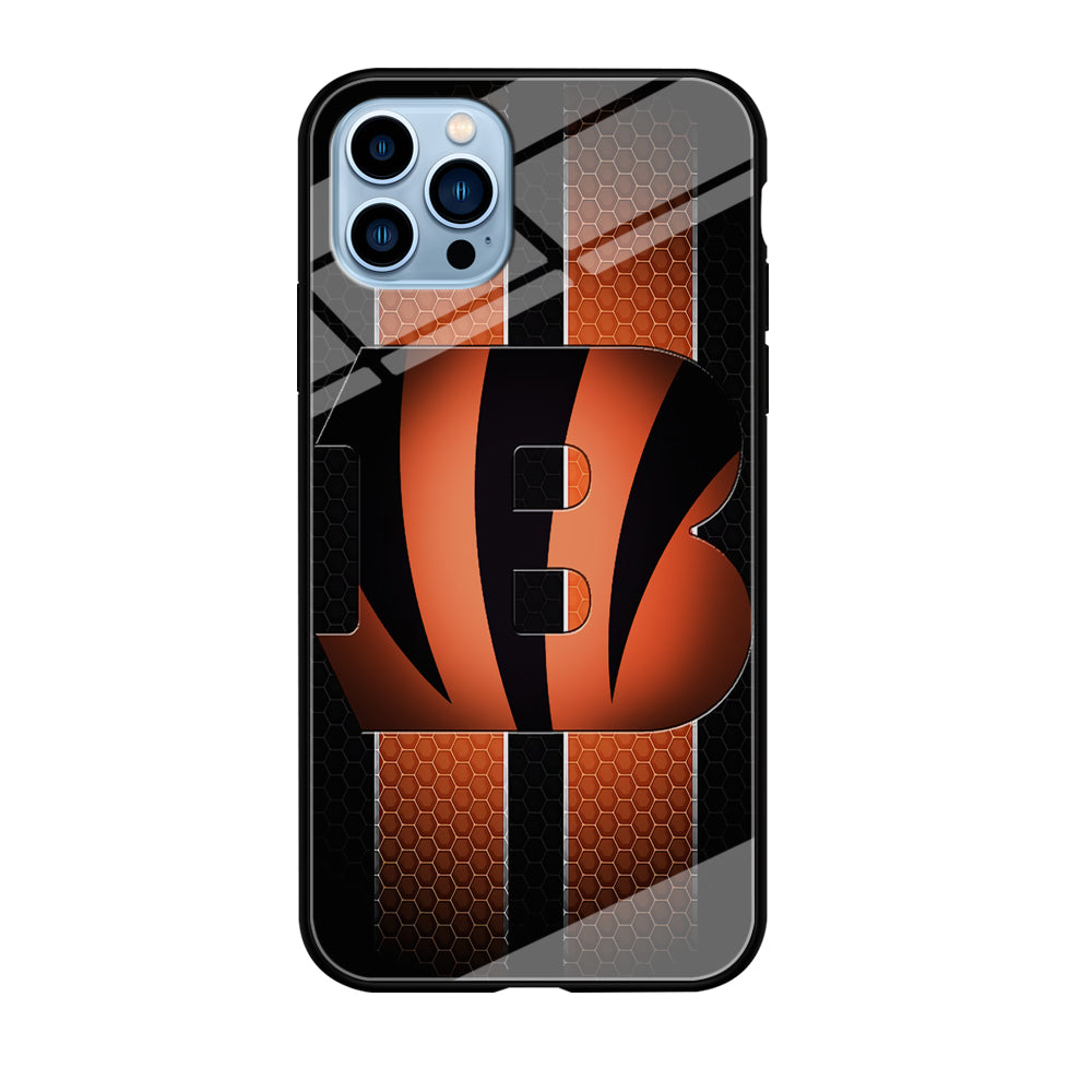 NFL Cincinnati Bengals 001 iPhone 12 Pro Max Case-Phone Case-Tempered Glass Case-Altracase