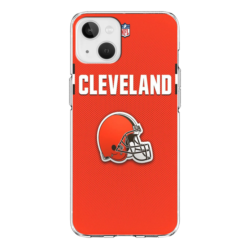 NFL Cleveland Browns 001 iPhone 13 Mini Case-Phone Case-Clear Soft Case-Altracase