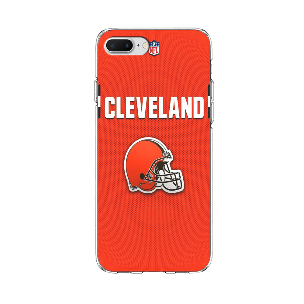 NFL Cleveland Browns 001 iPhone 8 Plus Case-Phone Case-Clear Soft Case-Altracase