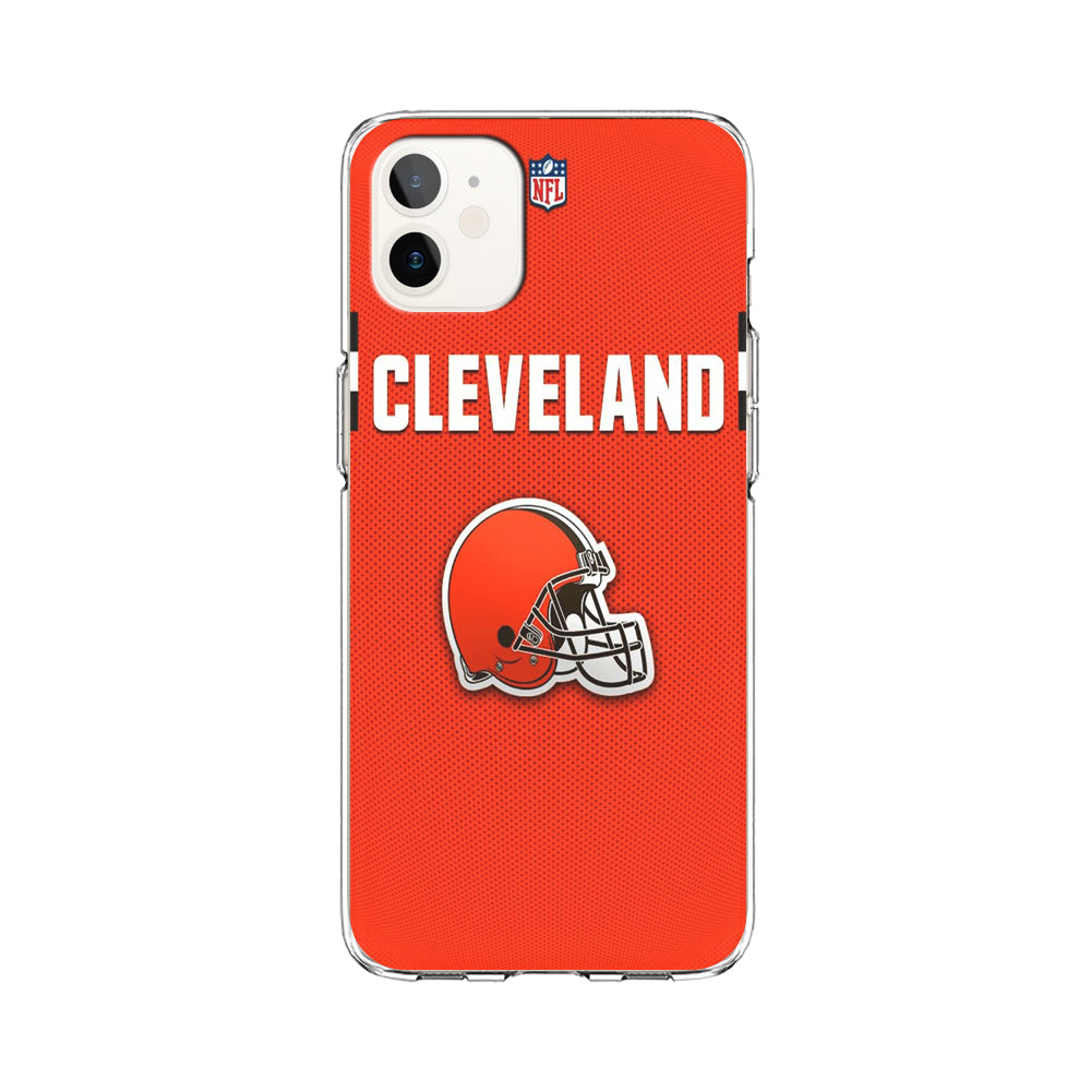 NFL Cleveland Browns 001 iPhone 12 Case-Phone Case-Clear Soft Case-Altracase