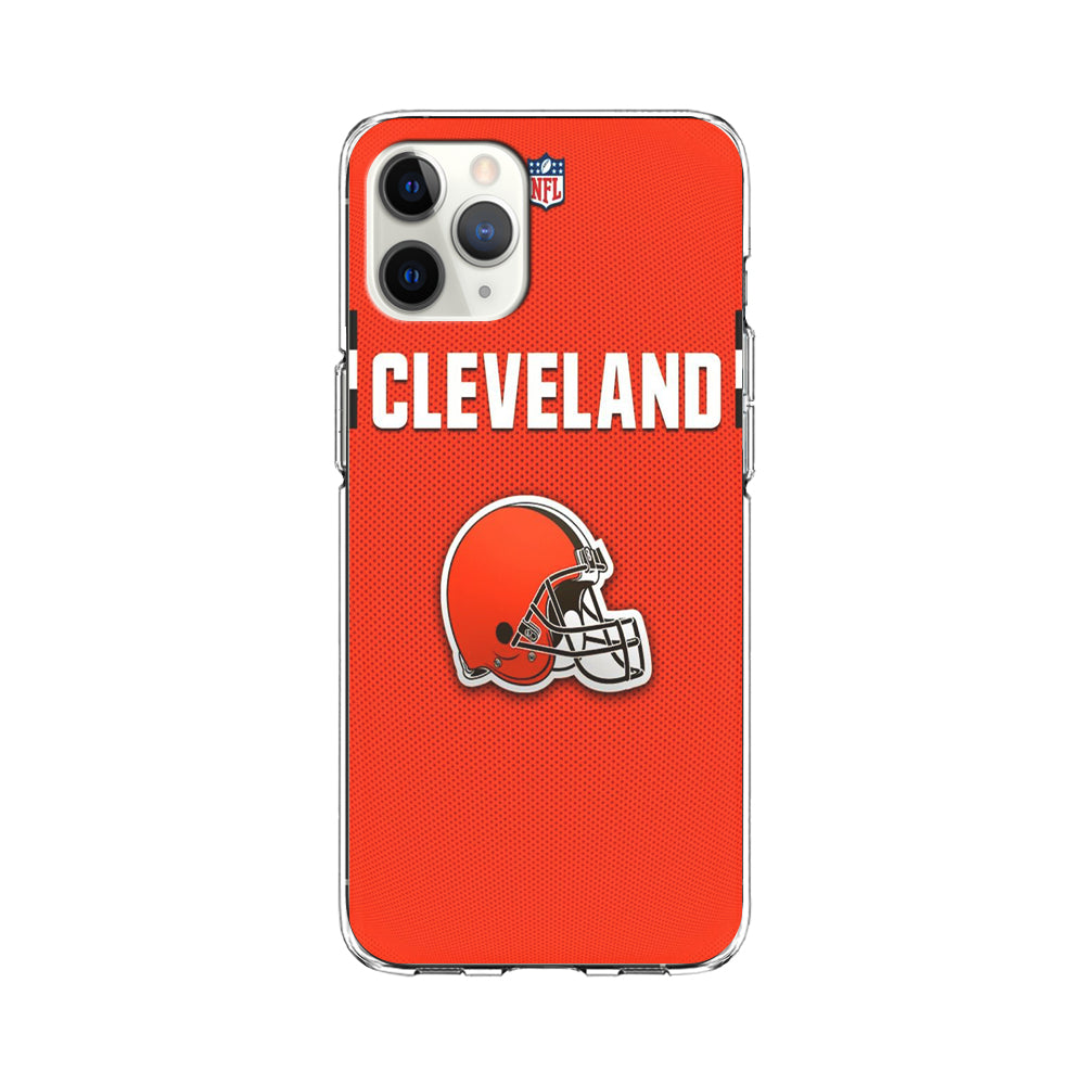 NFL Cleveland Browns 001 iPhone 11 Pro Max Case-Phone Case-Clear Soft Case-Altracase