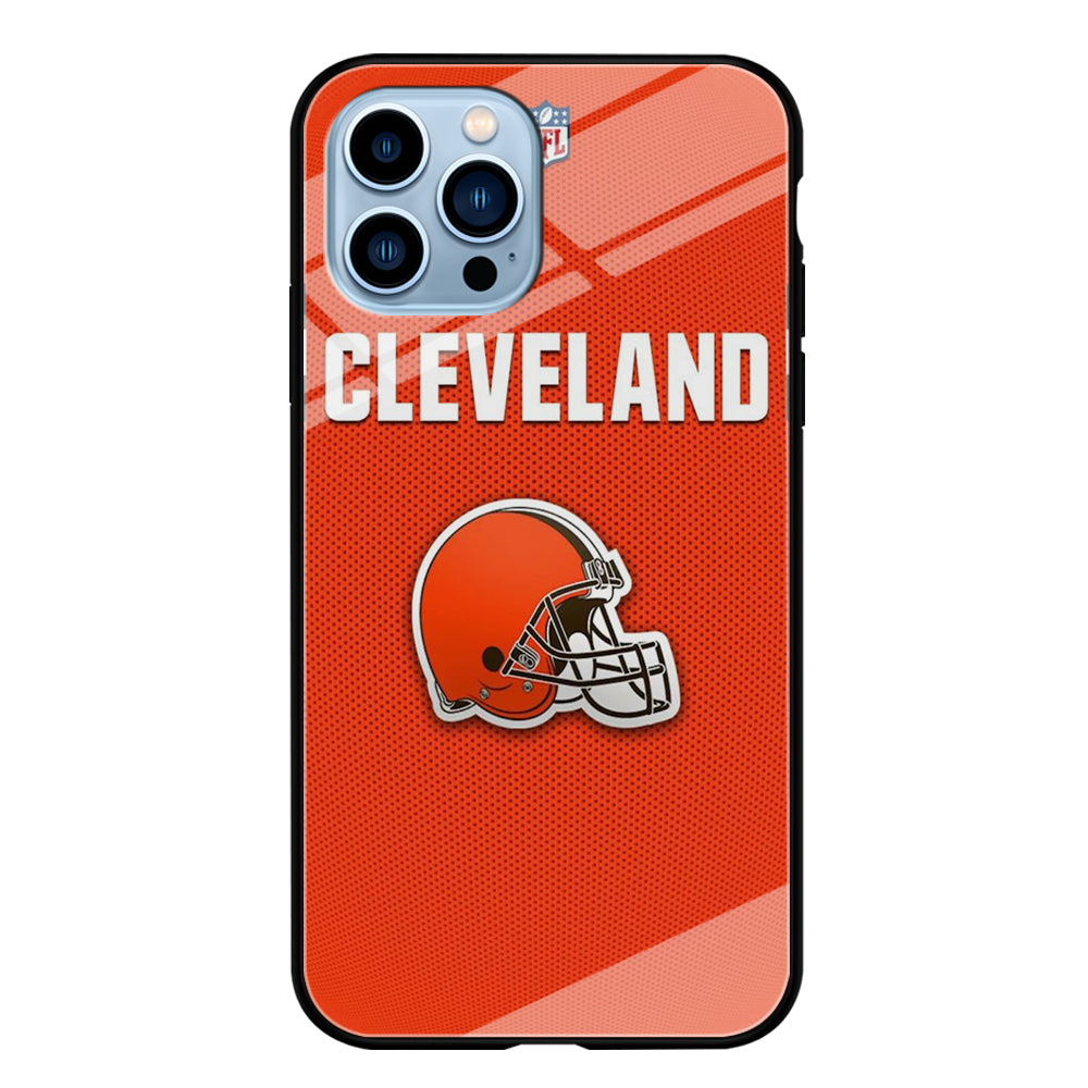 NFL Cleveland Browns 001 iPhone 13 Pro Max Case-Phone Case-Tempered Glass Case-Altracase