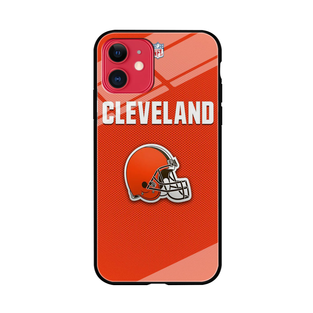 NFL Cleveland Browns 001 iPhone 11 Case-Phone Case-Tempered Glass Case-Altracase