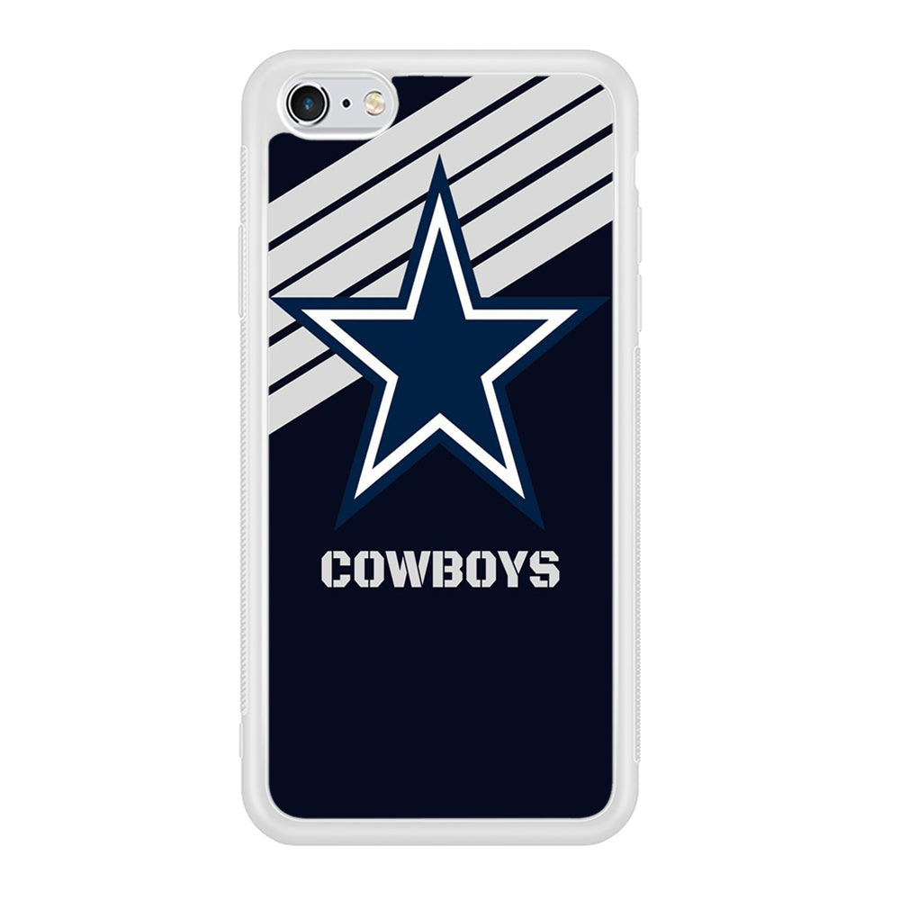 NFL Dallas Cowboys 001 iPhone 6 | 6s Case-Phone Case-Rubber White (2D Case)-Altracase