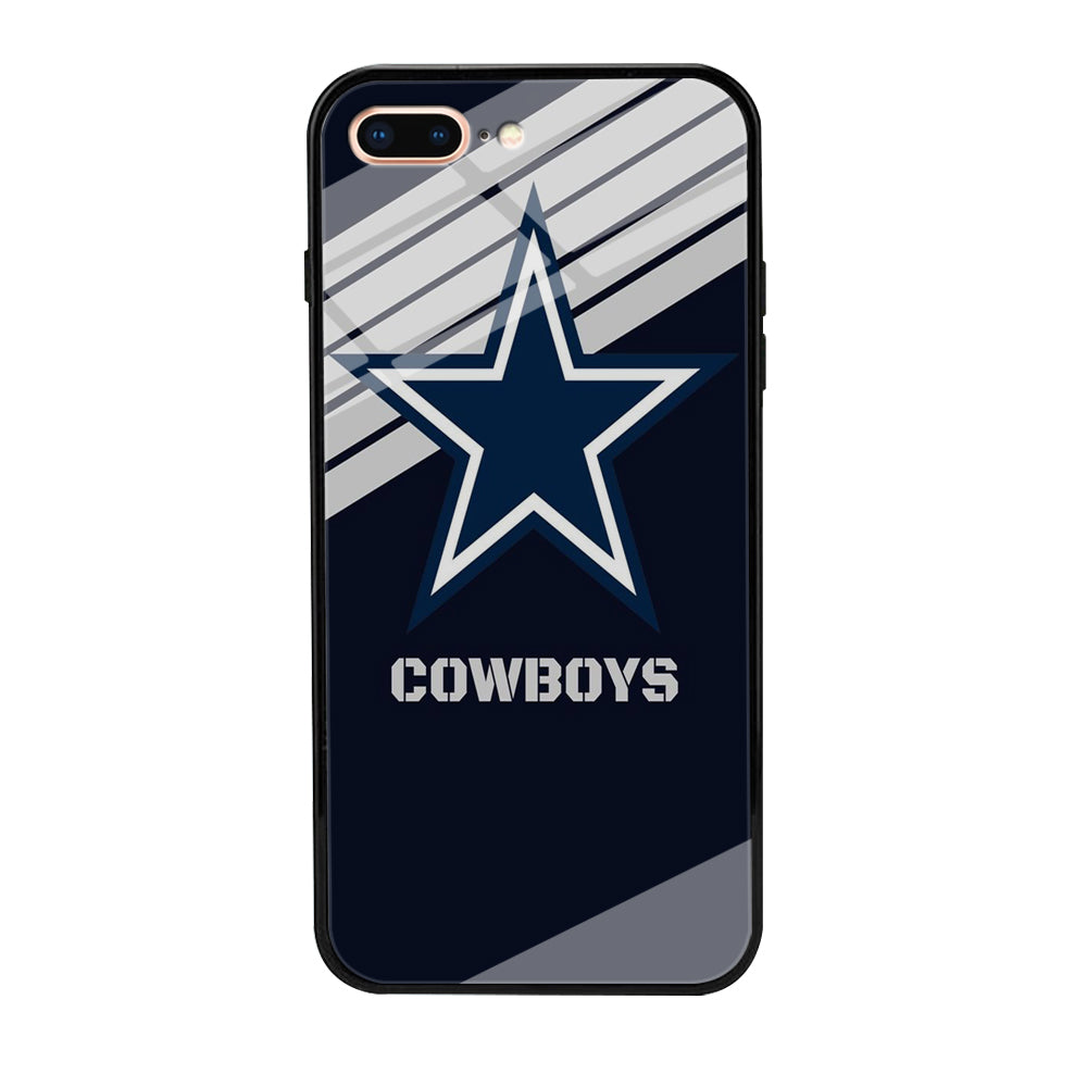 NFL Dallas Cowboys 001 iPhone 8 Plus Case-Phone Case-Tempered Glass Case-Altracase