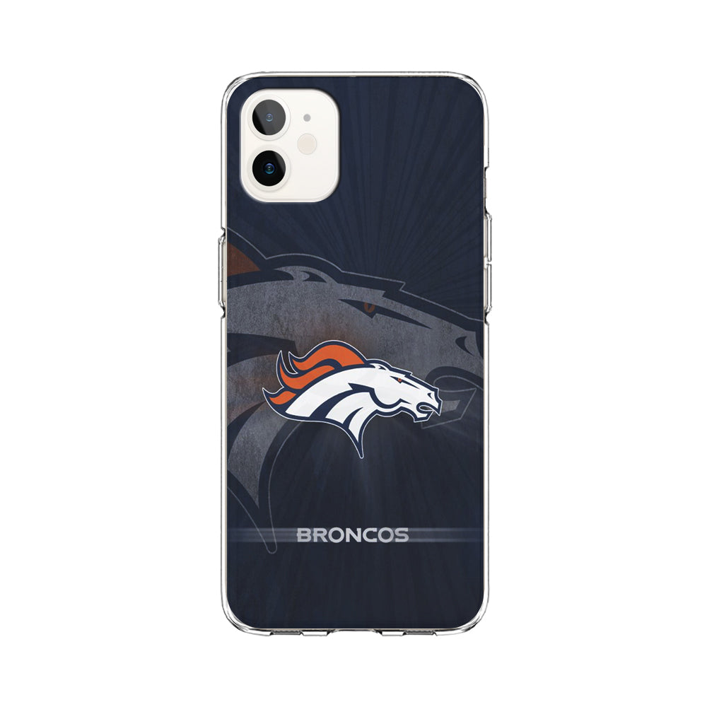 NFL Denver Broncos 001 iPhone 12 Case-Phone Case-Clear Soft Case-Altracase