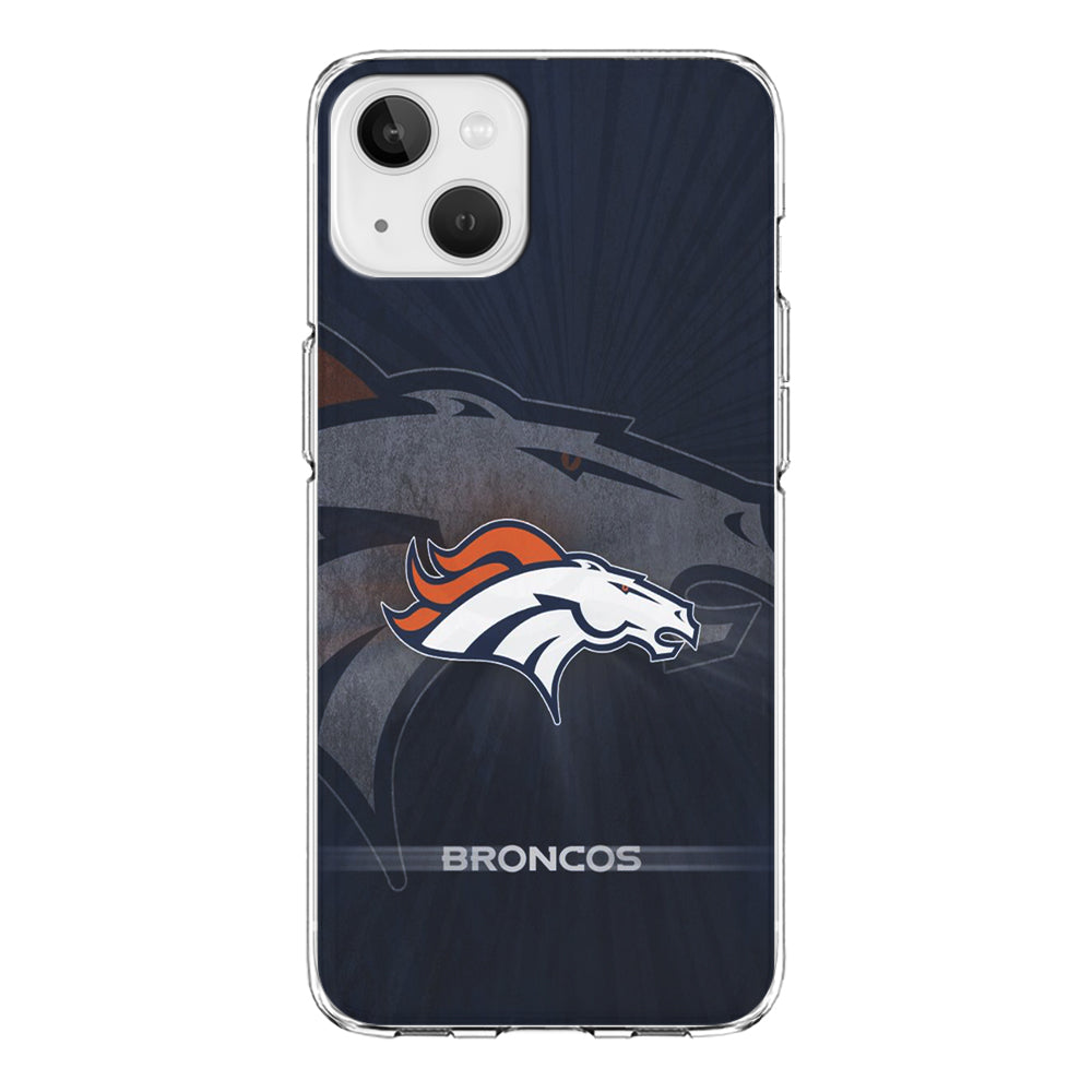 NFL Denver Broncos 001 iPhone 13 Mini Case-Phone Case-Clear Soft Case-Altracase