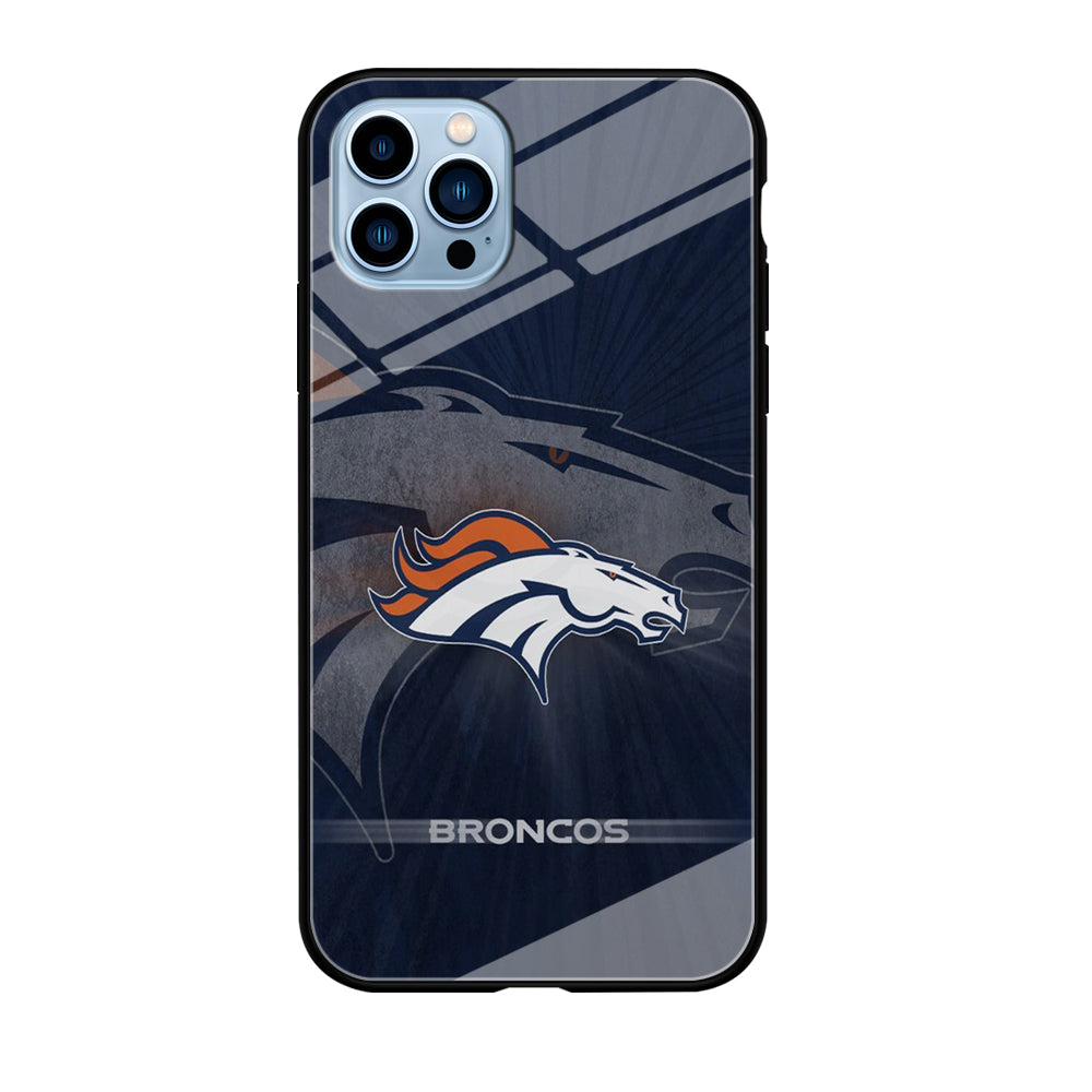 NFL Denver Broncos 001 iPhone 12 Pro Max Case-Phone Case-Tempered Glass Case-Altracase