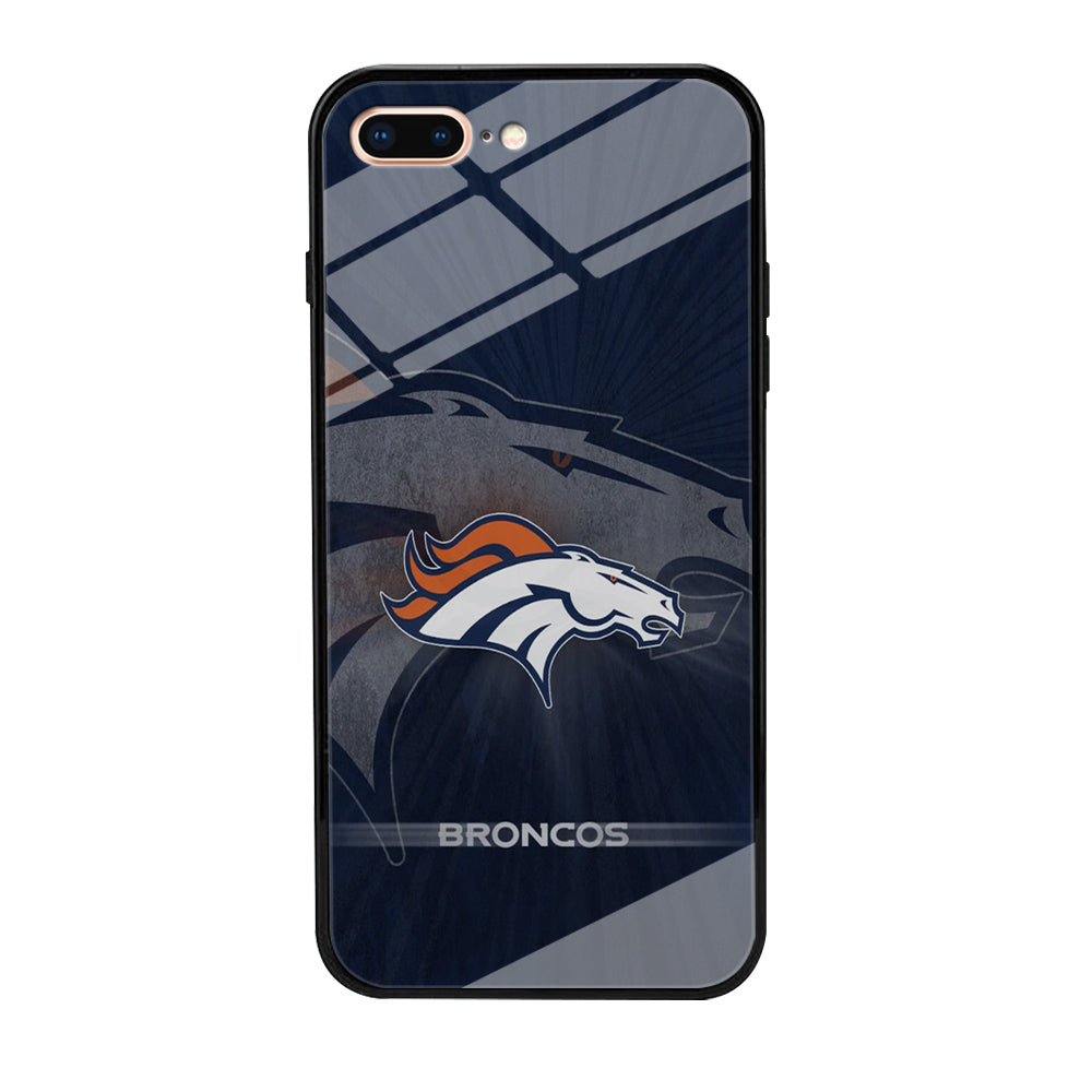 NFL Denver Broncos 001 iPhone 8 Plus Case-Phone Case-Tempered Glass Case-Altracase
