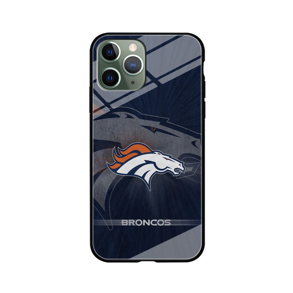 NFL Denver Broncos 001 iPhone 11 Pro Max Case-Phone Case-Tempered Glass Case-Altracase