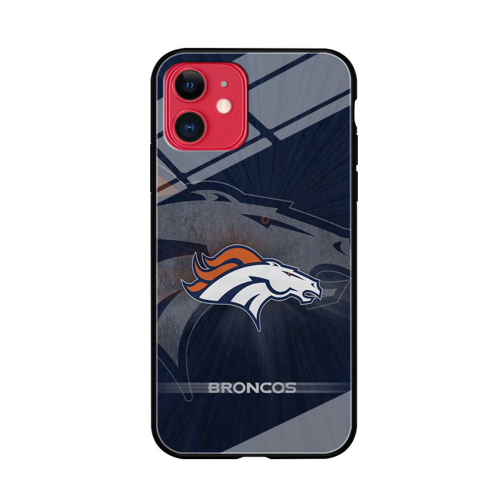 NFL Denver Broncos 001 iPhone 11 Case-Phone Case-Tempered Glass Case-Altracase
