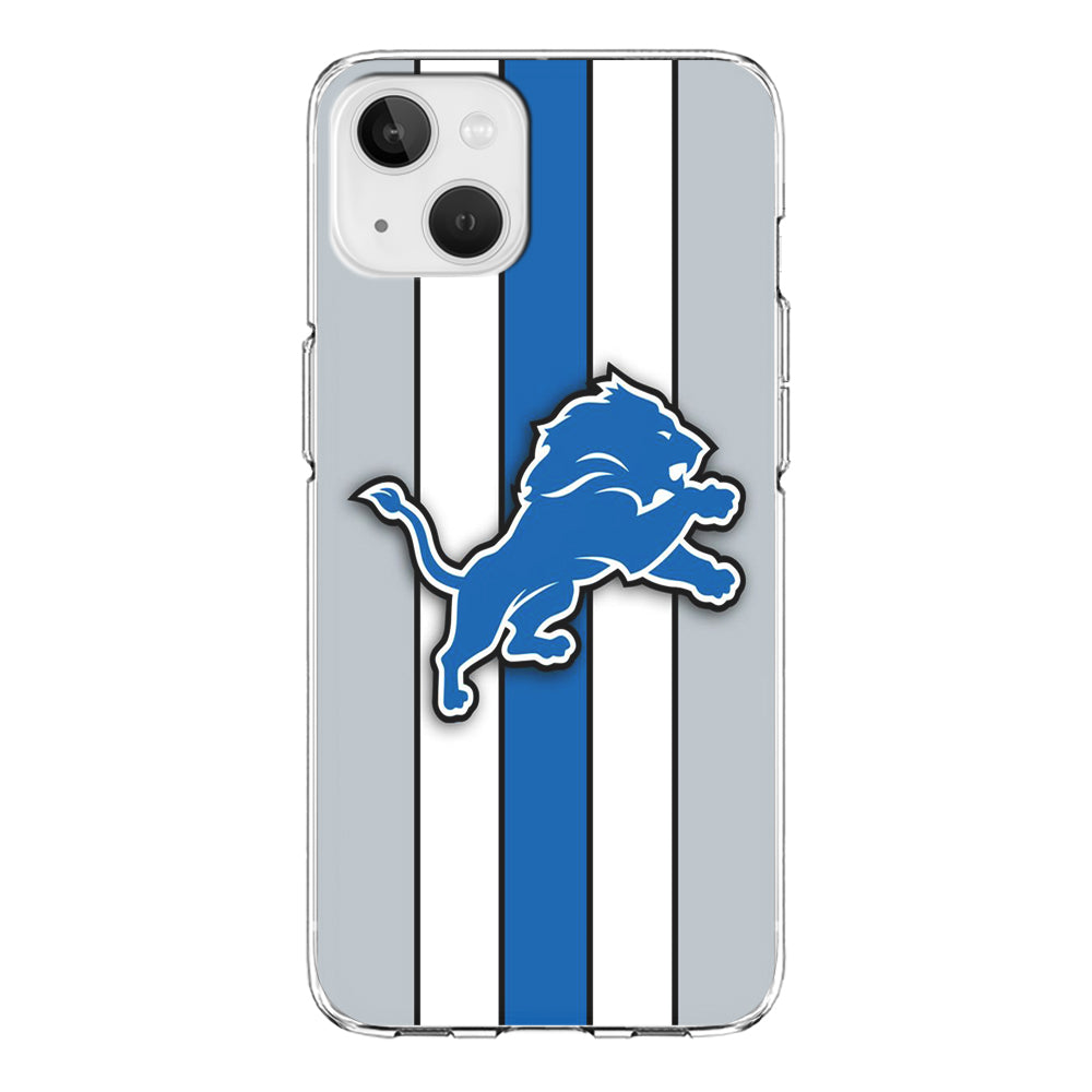 NFL Detroit Lions 001 iPhone 13 Mini Case-Phone Case-Clear Soft Case-Altracase