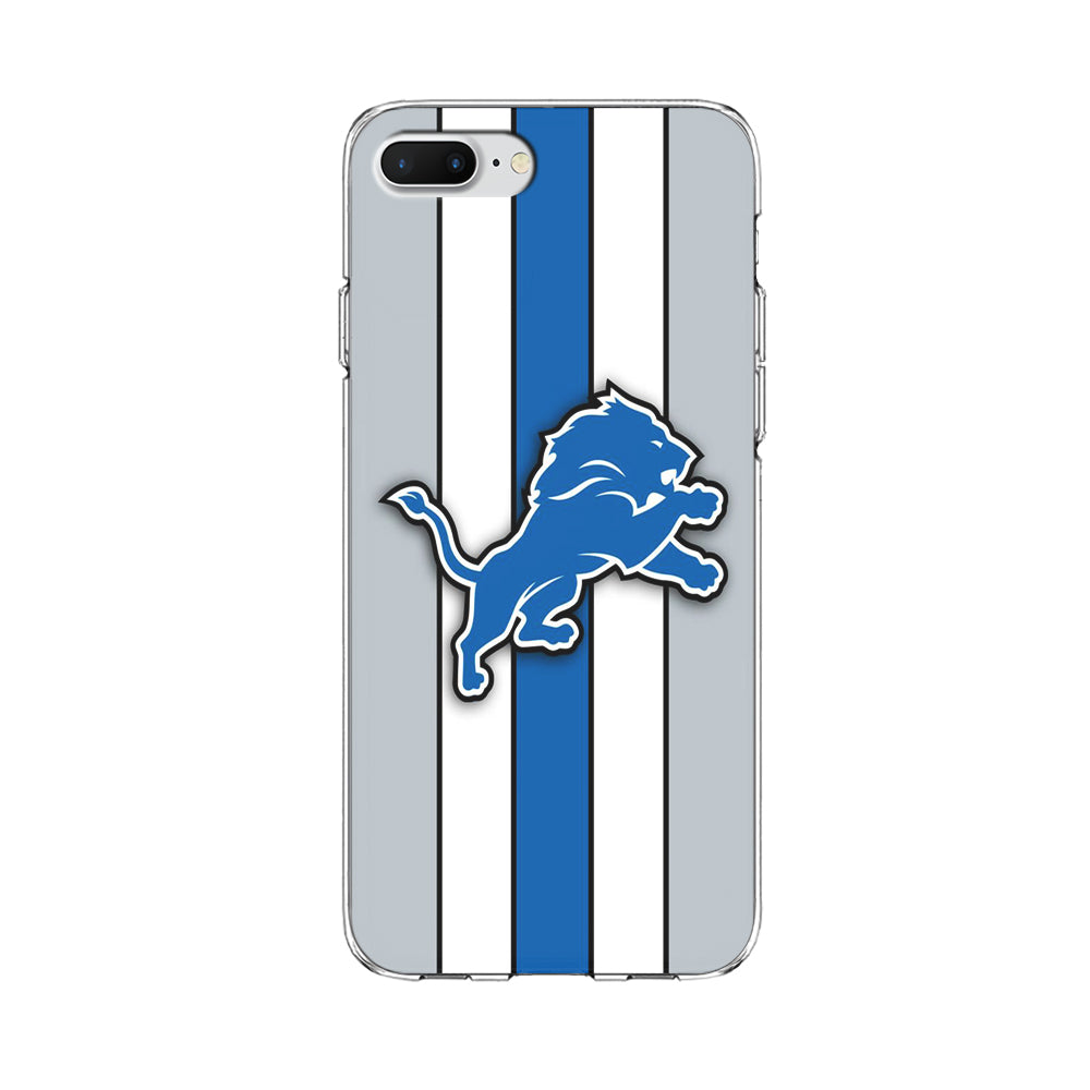NFL Detroit Lions 001 iPhone 8 Plus Case-Phone Case-Clear Soft Case-Altracase