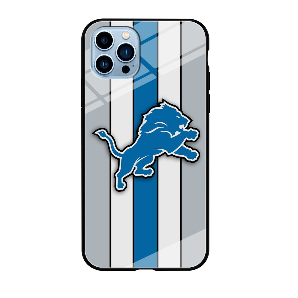 NFL Detroit Lions 001 iPhone 12 Pro Max Case-Phone Case-Tempered Glass Case-Altracase