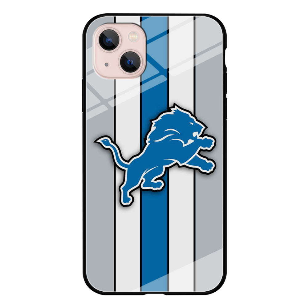 NFL Detroit Lions 001 iPhone 13 Mini Case-Phone Case-Tempered Glass Case-Altracase