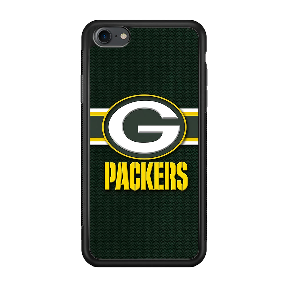 NFL Green Bay Packers 001 iPhone 8 Case-Phone Case-Rubber Black (2D Case)-Altracase