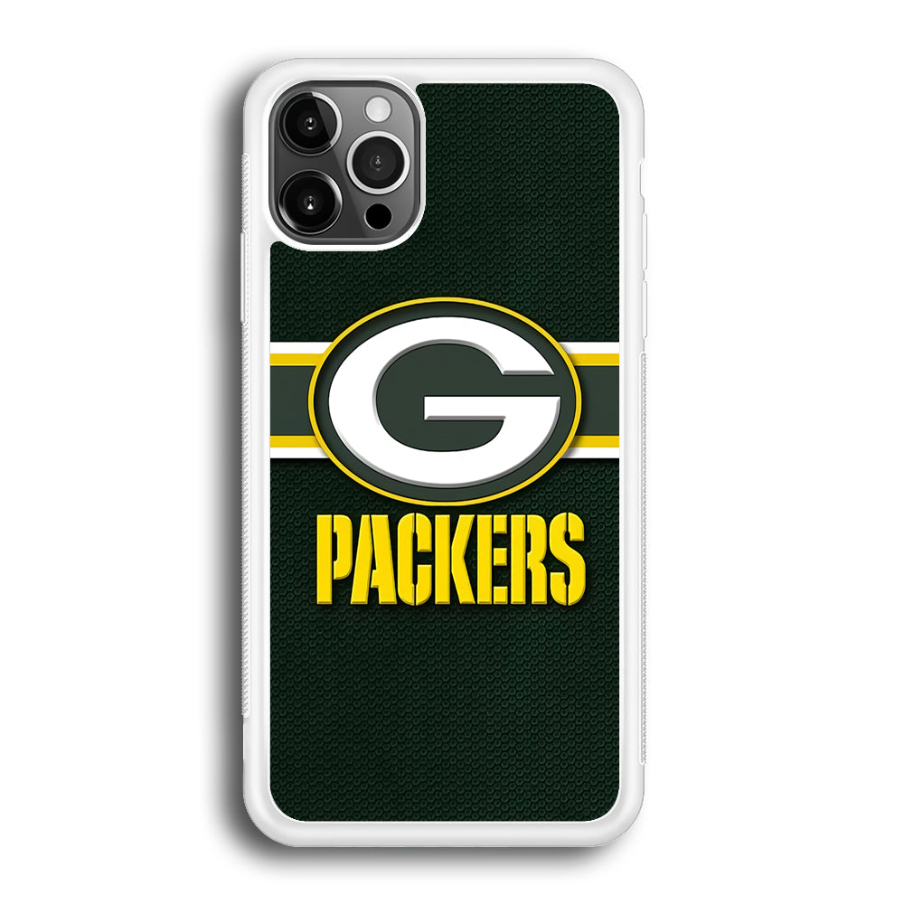 NFL Green Bay Packers 001 iPhone 12 Pro Max Case-Phone Case-Rubber White (2D Case)-Altracase