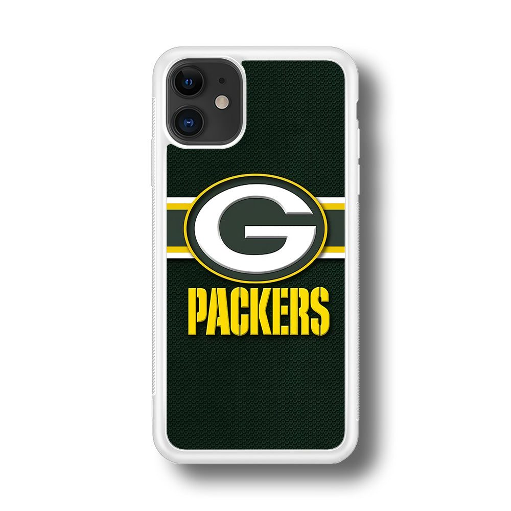 NFL Green Bay Packers 001 iPhone 11 Case-Phone Case-Rubber White (2D Case)-Altracase