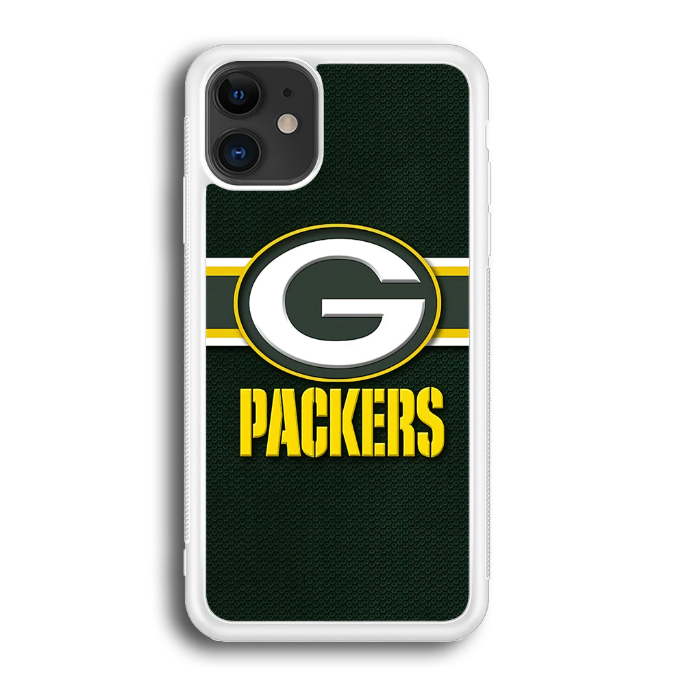 NFL Green Bay Packers 001 iPhone 12 Case-Phone Case-Rubber White (2D Case)-Altracase