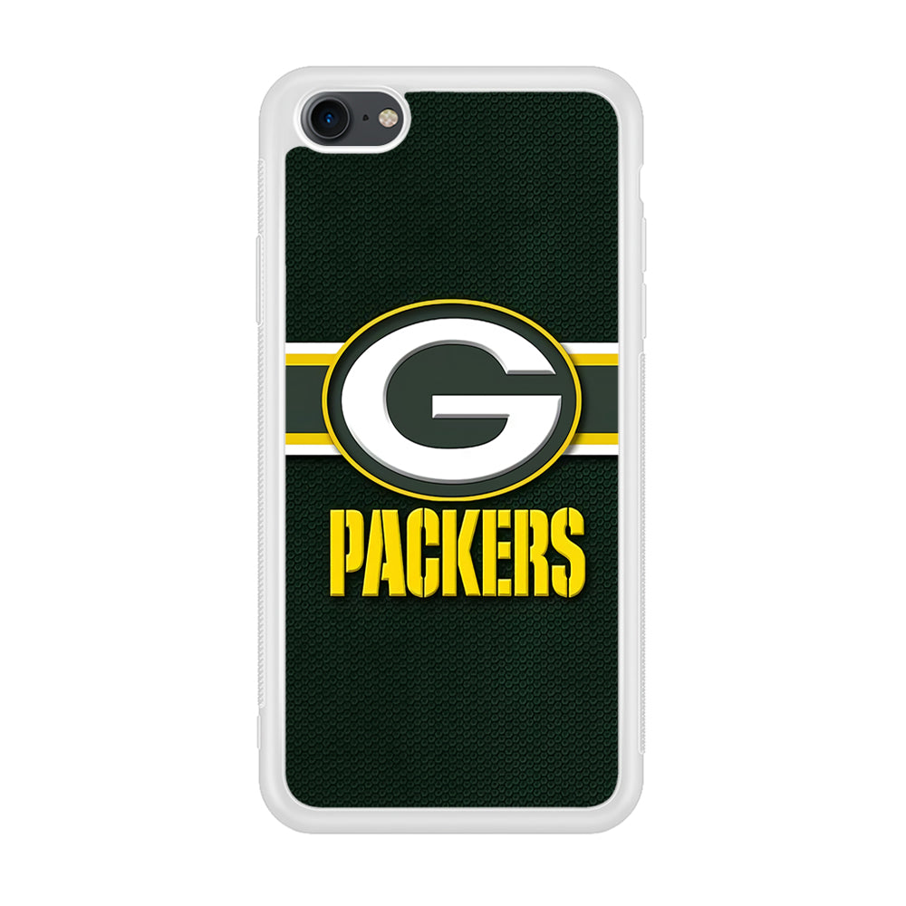 NFL Green Bay Packers 001 iPhone 8 Case-Phone Case-Rubber White (2D Case)-Altracase