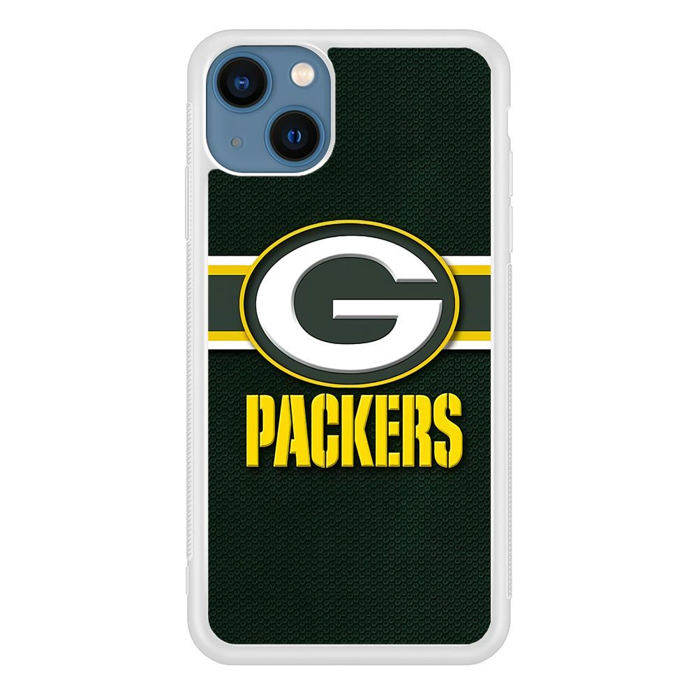 NFL Green Bay Packers 001 iPhone 13 Mini Case-Phone Case-Rubber White (2D Case)-Altracase