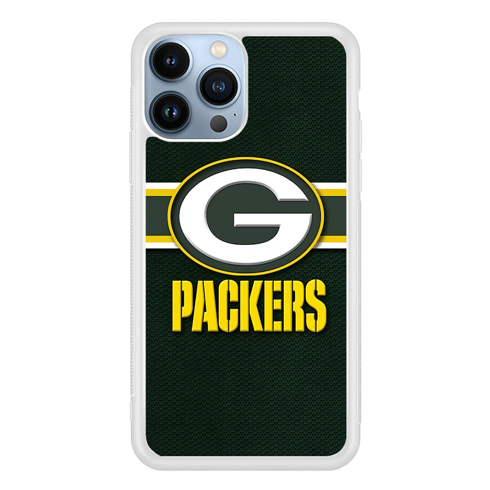 NFL Green Bay Packers 001 iPhone 13 Pro Case-Phone Case-Rubber White (2D Case)-Altracase