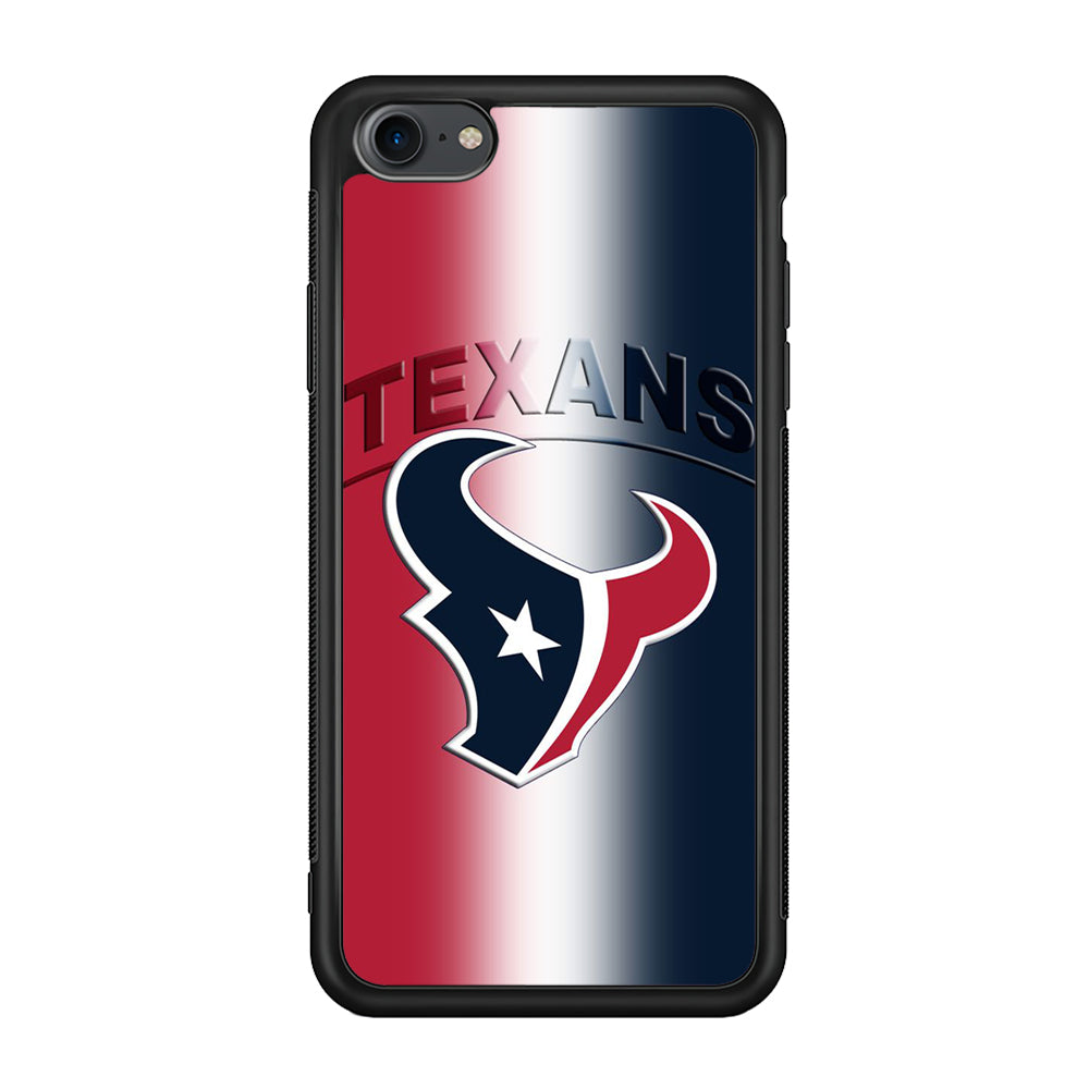 NFL Houston Texans 001 iPhone 7 Case-Phone Case-Rubber Black (2D Case)-Altracase