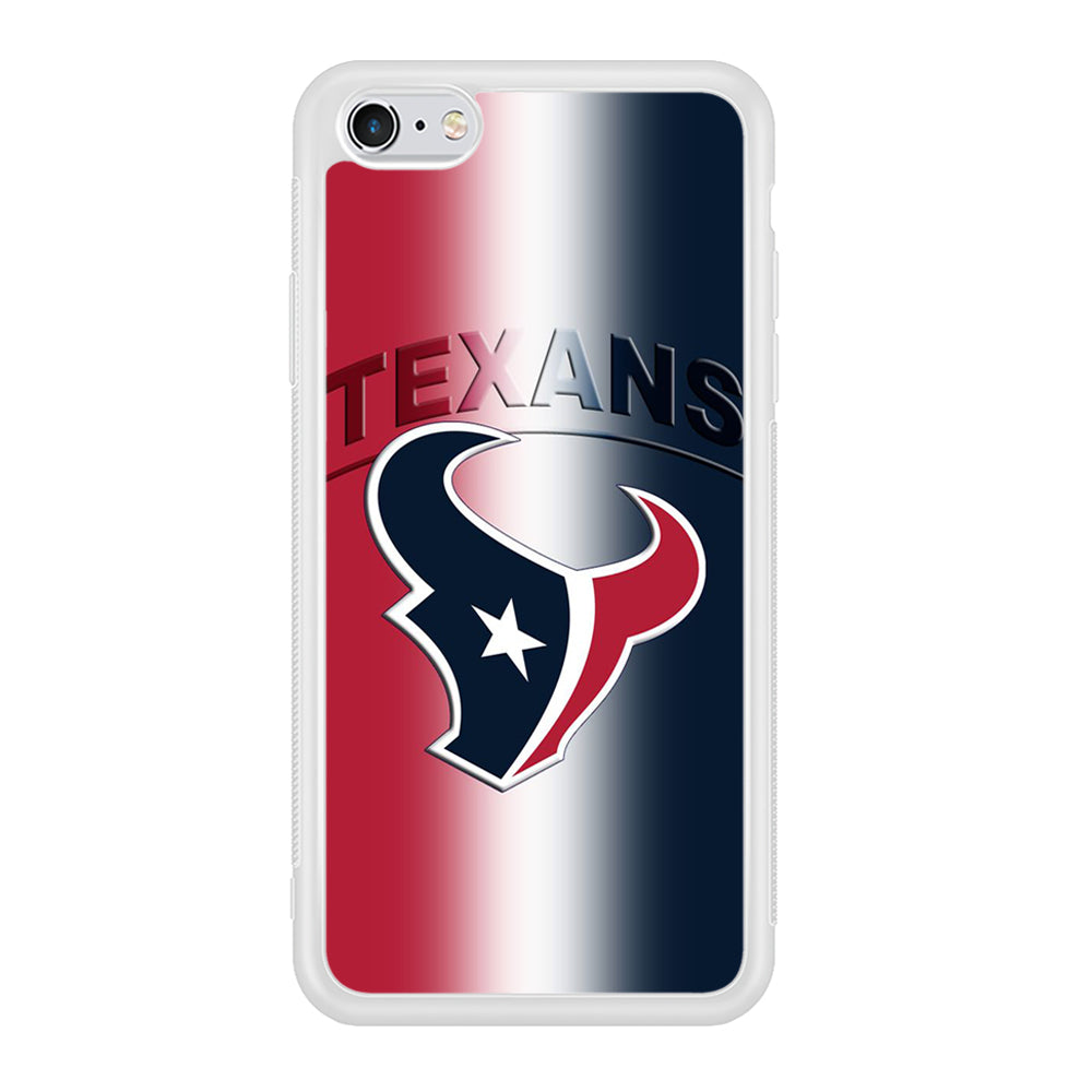NFL Houston Texans 001 iPhone 6 Plus | 6s Plus Case-Phone Case-Rubber White (2D Case)-Altracase
