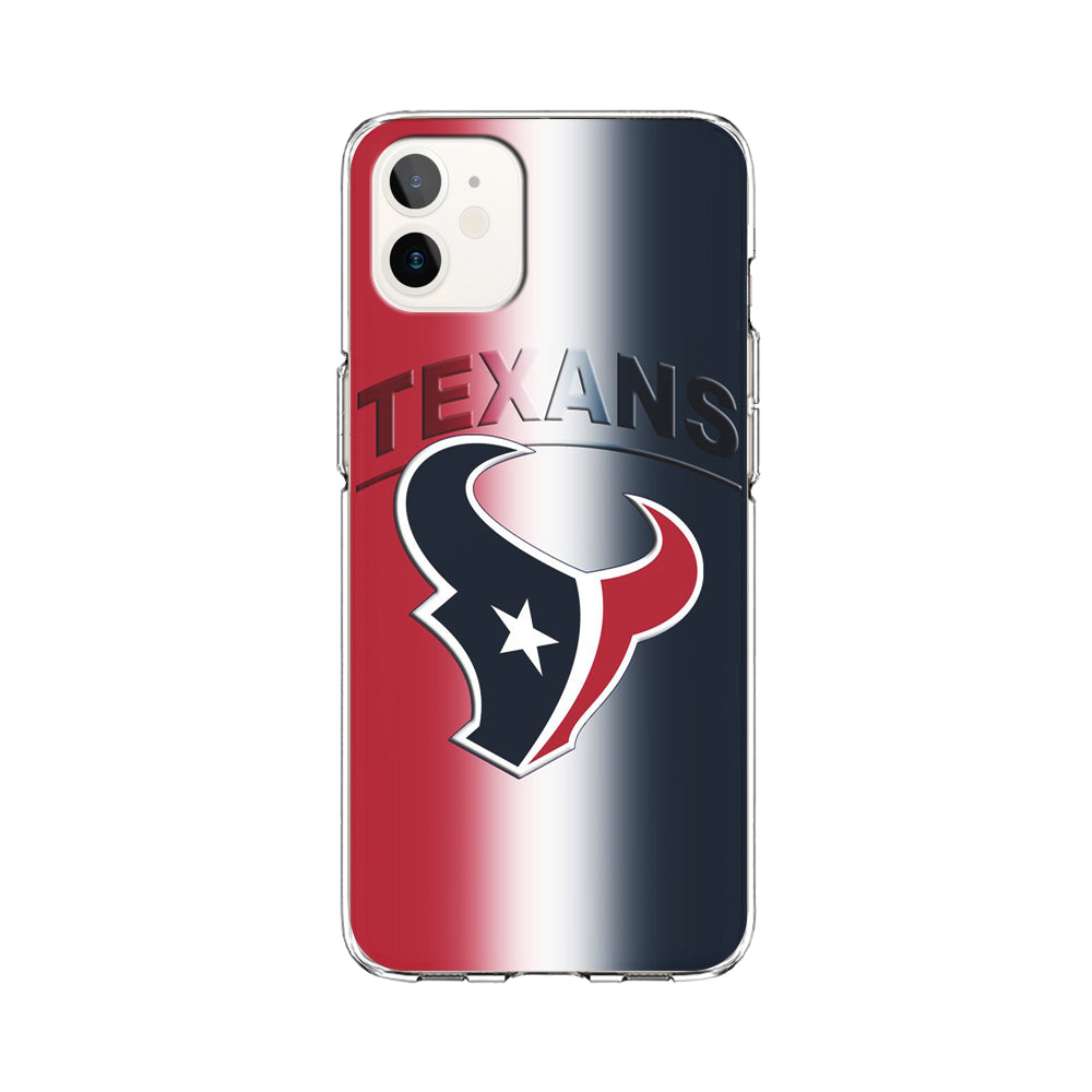 NFL Houston Texans 001 iPhone 12 Case-Phone Case-Clear Soft Case-Altracase