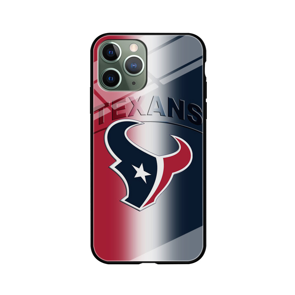 NFL Houston Texans 001 iPhone 11 Pro Max Case-Phone Case-Tempered Glass Case-Altracase