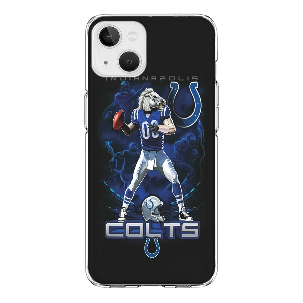 NFL Indianapolis Colts 001 iPhone 13 Mini Case-Phone Case-Clear Soft Case-Altracase