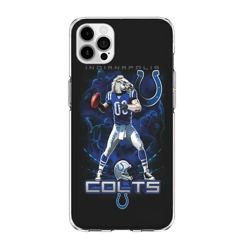 NFL Indianapolis Colts 001 iPhone 13 Pro Case-Phone Case-Clear Soft Case-Altracase
