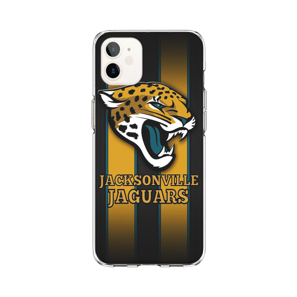 NFL Jacksonville Jaguars 001 iPhone 12 Case-Phone Case-Clear Soft Case-Altracase