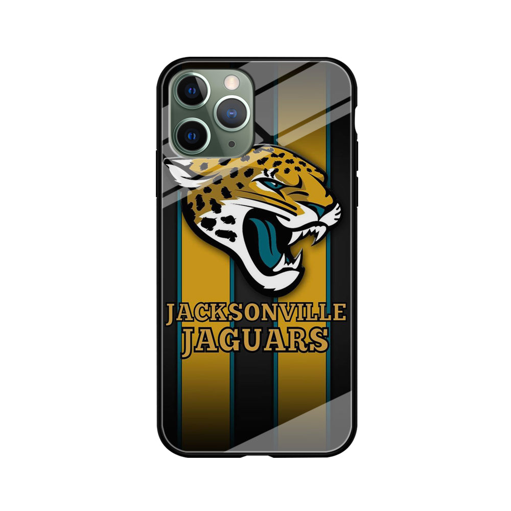 NFL Jacksonville Jaguars 001 iPhone 11 Pro Max Case-Phone Case-Tempered Glass Case-Altracase