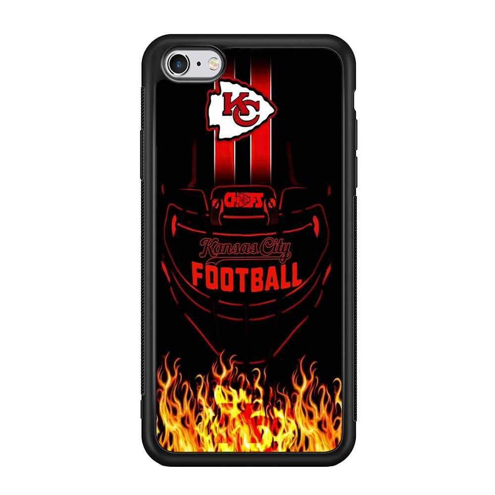 NFL Kansas City Chiefs 001 iPhone 6 Plus | 6s Plus Case-Phone Case-Rubber Black (2D Case)-Altracase
