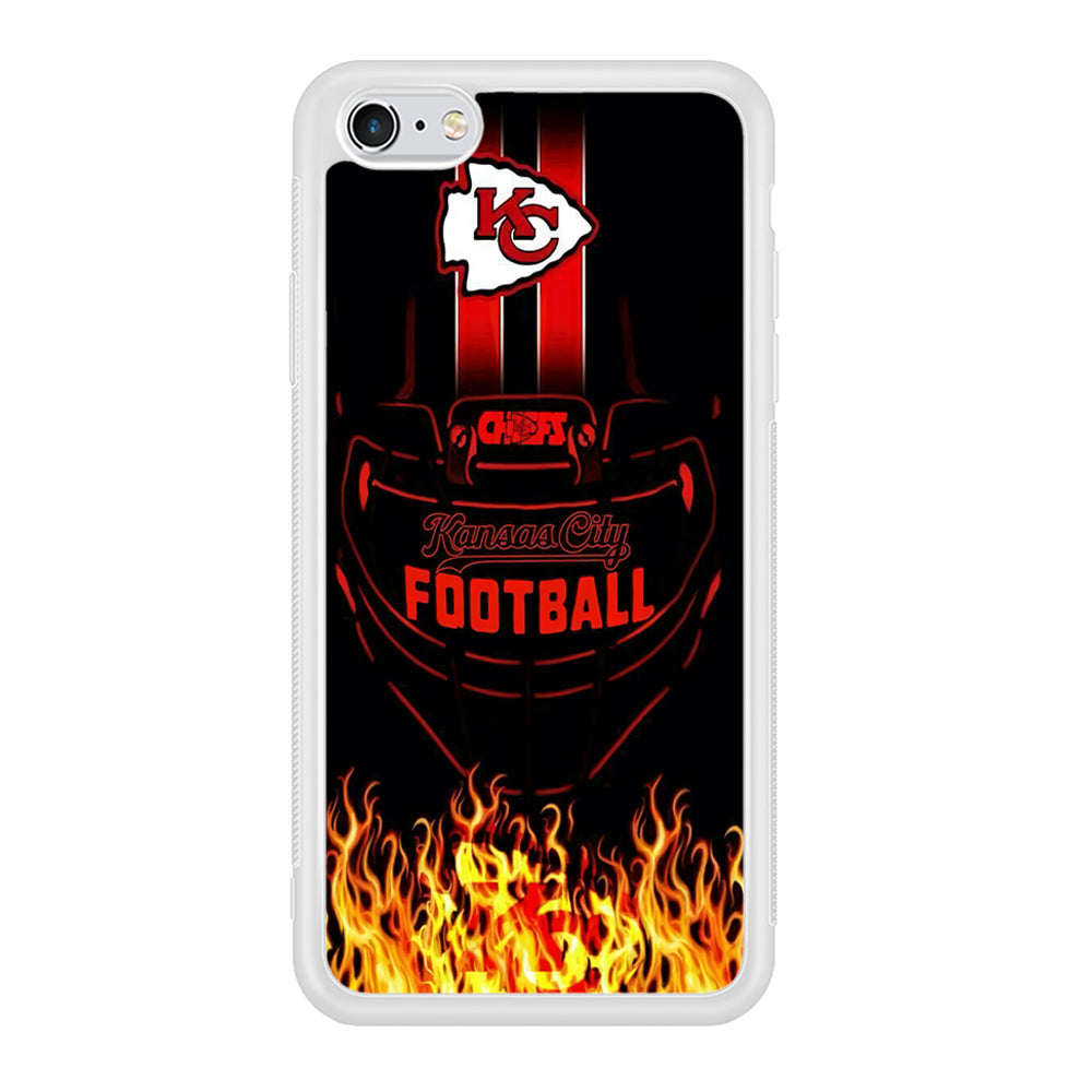 NFL Kansas City Chiefs 001 iPhone 6 Plus | 6s Plus Case-Phone Case-Rubber White (2D Case)-Altracase