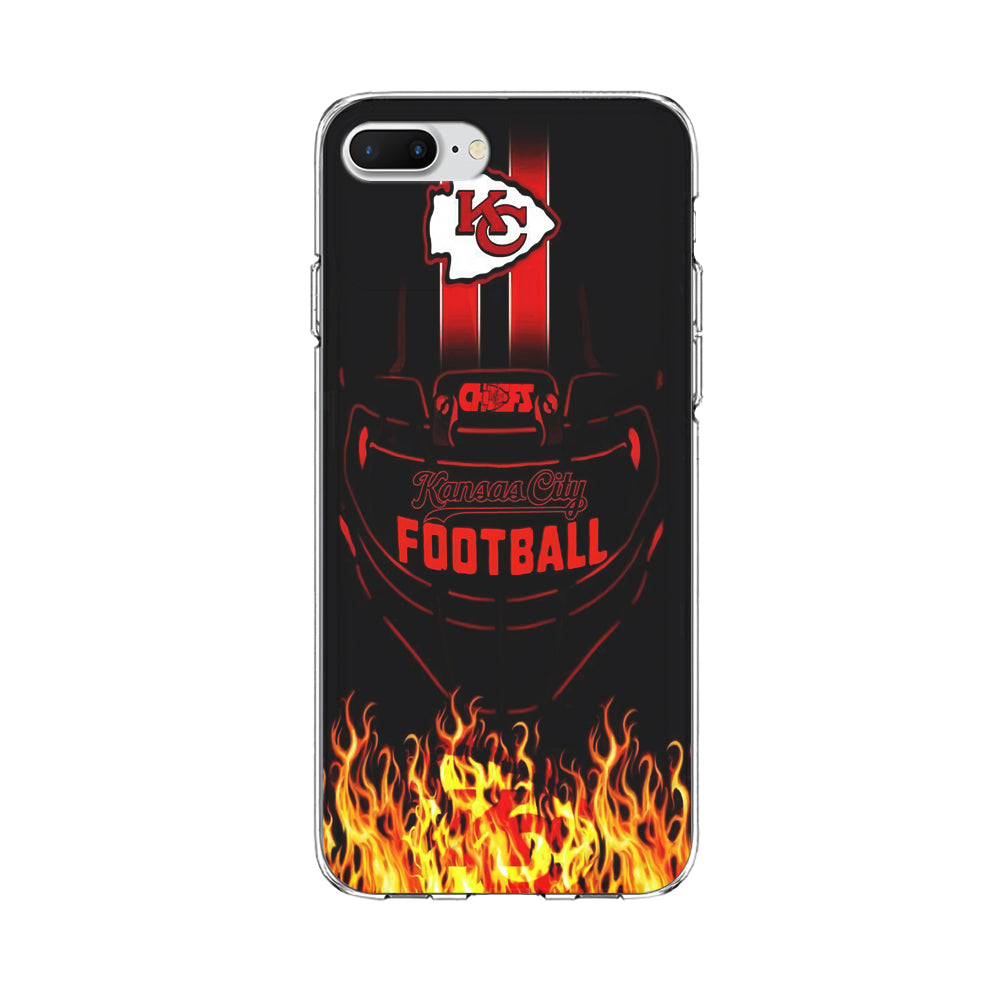 NFL Kansas City Chiefs 001 iPhone 8 Plus Case-Phone Case-Clear Soft Case-Altracase