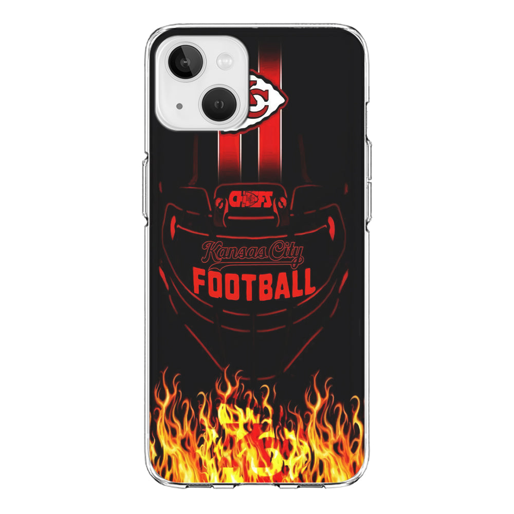 NFL Kansas City Chiefs 001 iPhone 13 Mini Case-Phone Case-Clear Soft Case-Altracase